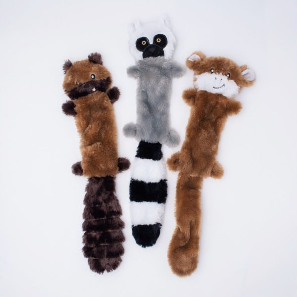 Zippy Paws - Skinny Peltz - Chipmunk Lemur Monkey Lg