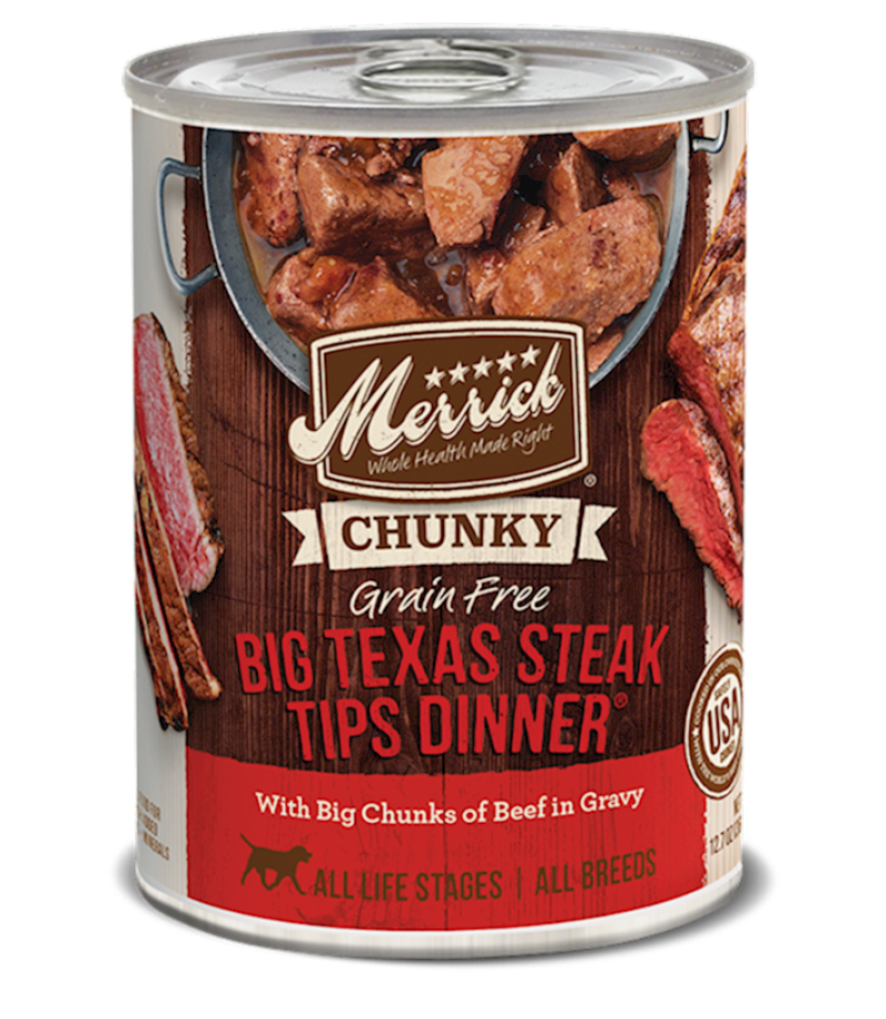Merrick - Classic - Dog Chunky Big Texas Steak Tips