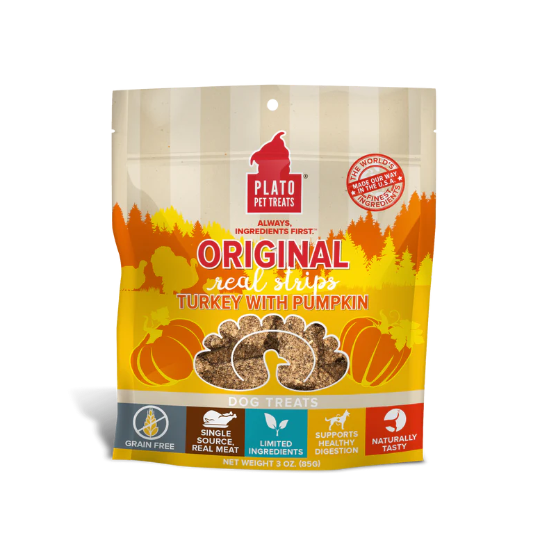 Plato - Dog Original Strips Turkey & Pumpkin