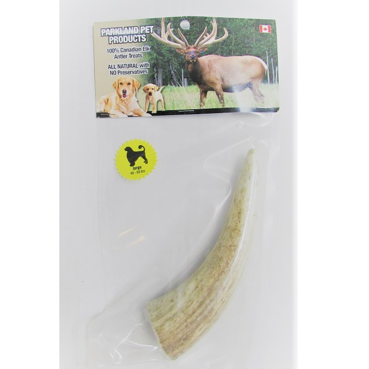 Parkland Pet Products - Dog - Whole Hard Antler Elk