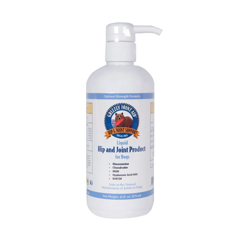 Grizzly Pet Products - Cat & Dog - Joint Aid Hip & Joint Support Liquid Supplement