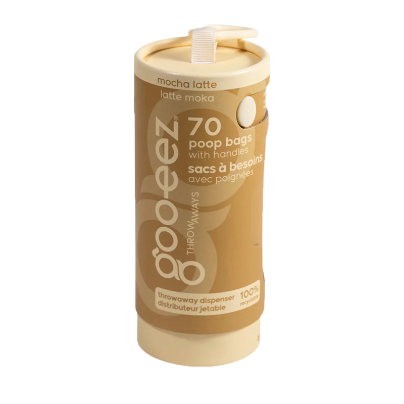 Goo-eez - Dog - Calming Ecofriendly Poop Bags Mocha Latte