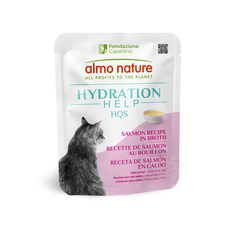 Almo Nature - HQS Hydration Salmon Fillet with Broth