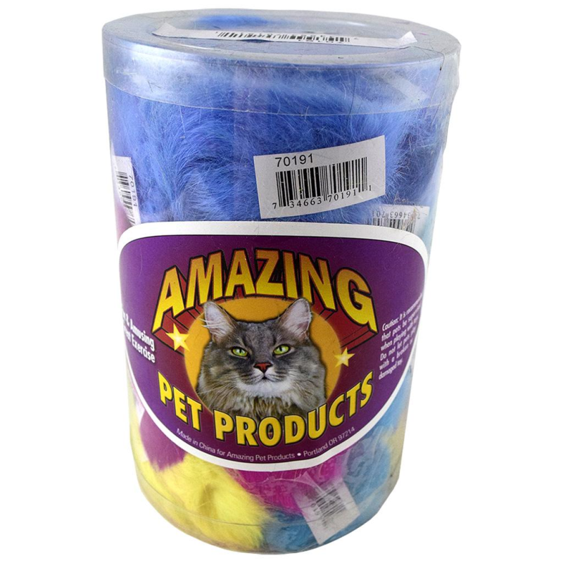 Amazing Pet - Cat - Real Fur Balls Assorted
