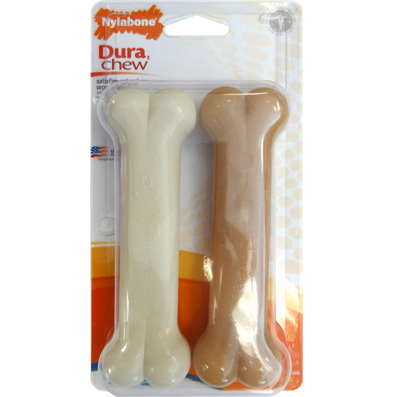Nylabone - DURACHEW TWIN PK BACON/CHICKEN WOLF