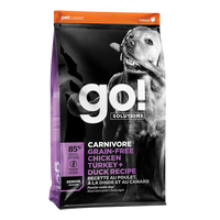 Go! Solutions - Dog - Carnivore Grain Free Senior Chicken, Turkey & Duck Recipe
