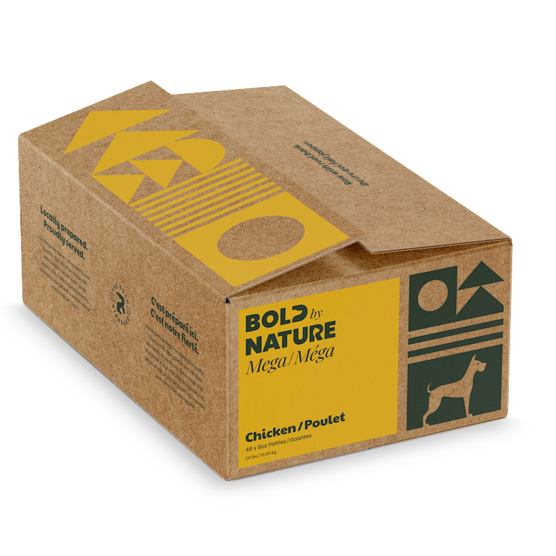 Bold by Nature - Mega - Raw Chicken Patties