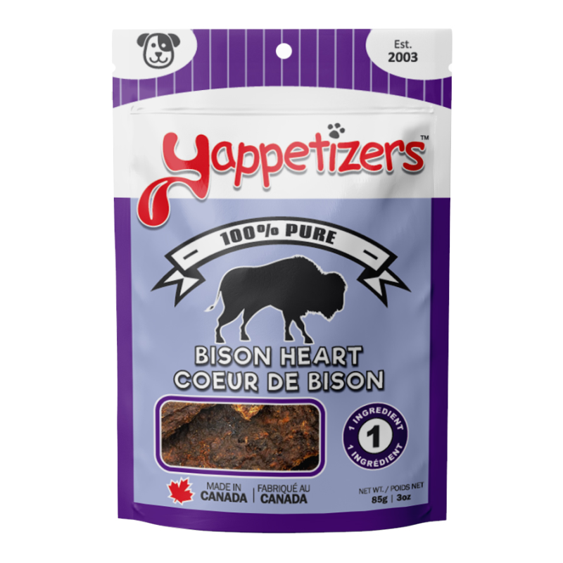 Yappetizers - Dog - Bison Heart