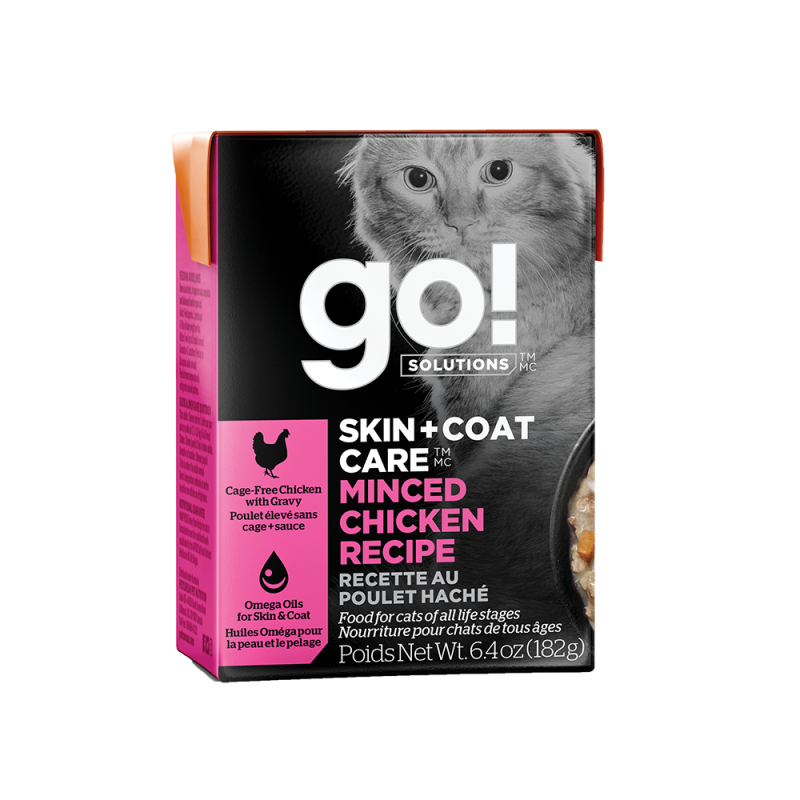Petcurean - Go! - Cat Skin & Coat Chicken Minced