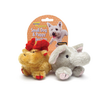 Petmate - Booda Dog Plush Puppy Squatter Toy Moose/Elephant