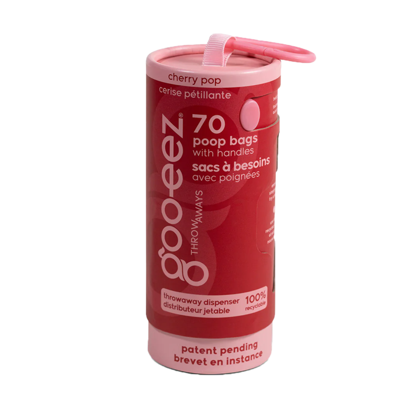 Goo-eez - Dog - Ecofriendly Poop Bags Cherry Pop