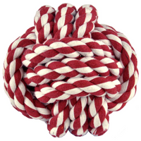 Amazing Pet - Dog - Rope & Tug Tooth Saver Rope Ball Red