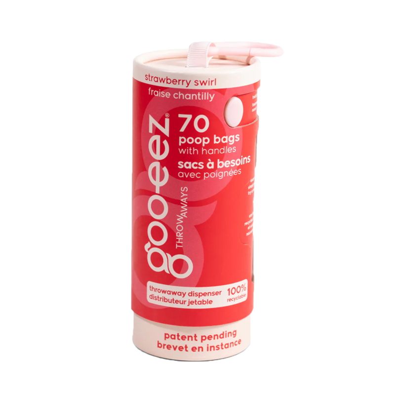Goo-eez - Dog - Ecofriendly Poop Bags Strawberry