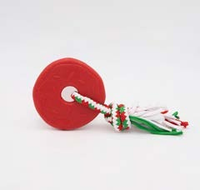 Zippy Paws - Holiday Zippytuff Teether - Donut Red