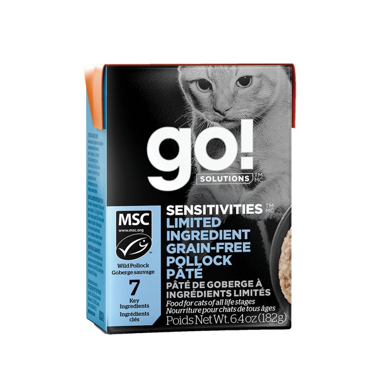 Petcurean - Go! - Cat Sensitivities Pollock Pate