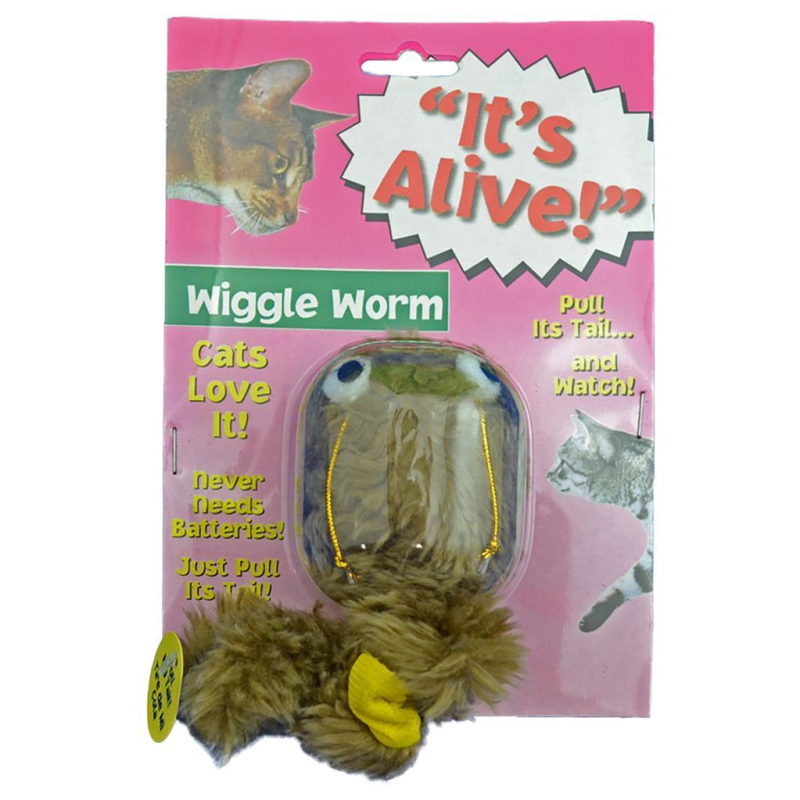 Amazing Pet - Cat - Alive Wiggle Worm Pull Tail
