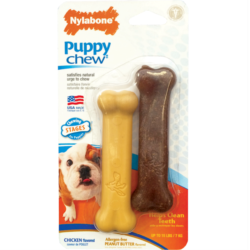 Nylabone - Puppy Chew/Peanut Butter