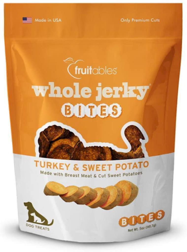 Fruitables - Dog Whole Jerky Bites Turkey & Sweet Potato
