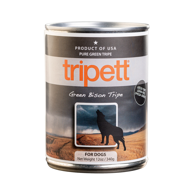 Tripett - Dog - Green Bison Tripe