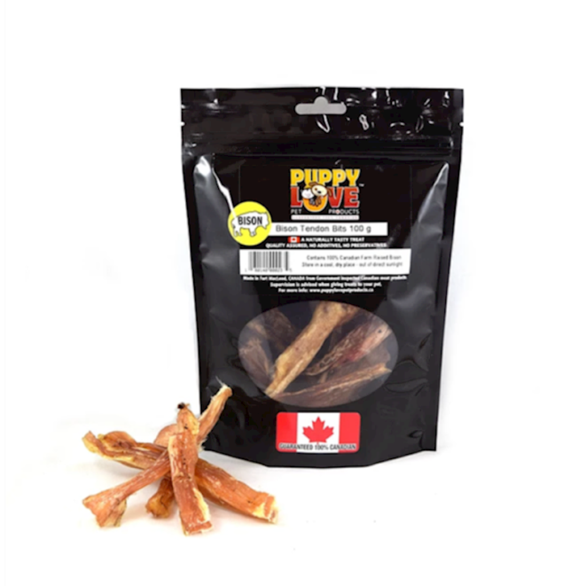 Puppy World - Bison Tendon Bits