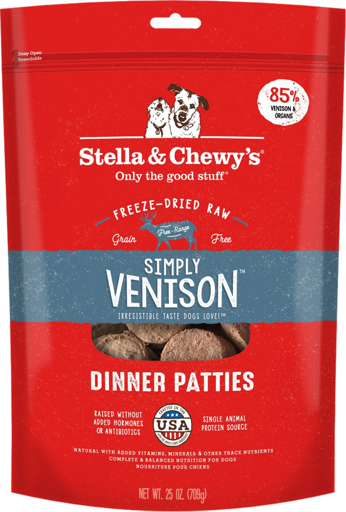 Stella & Chewy's - Dog - Freeze Dried Dinner Patties Simply Venison