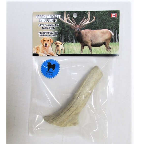 Parkland Pet Products - Dog - Whole Hard Antler Elk