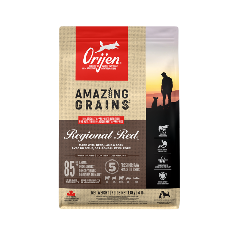 Champion - Orijen - Dog Amazing Grains Regional Red