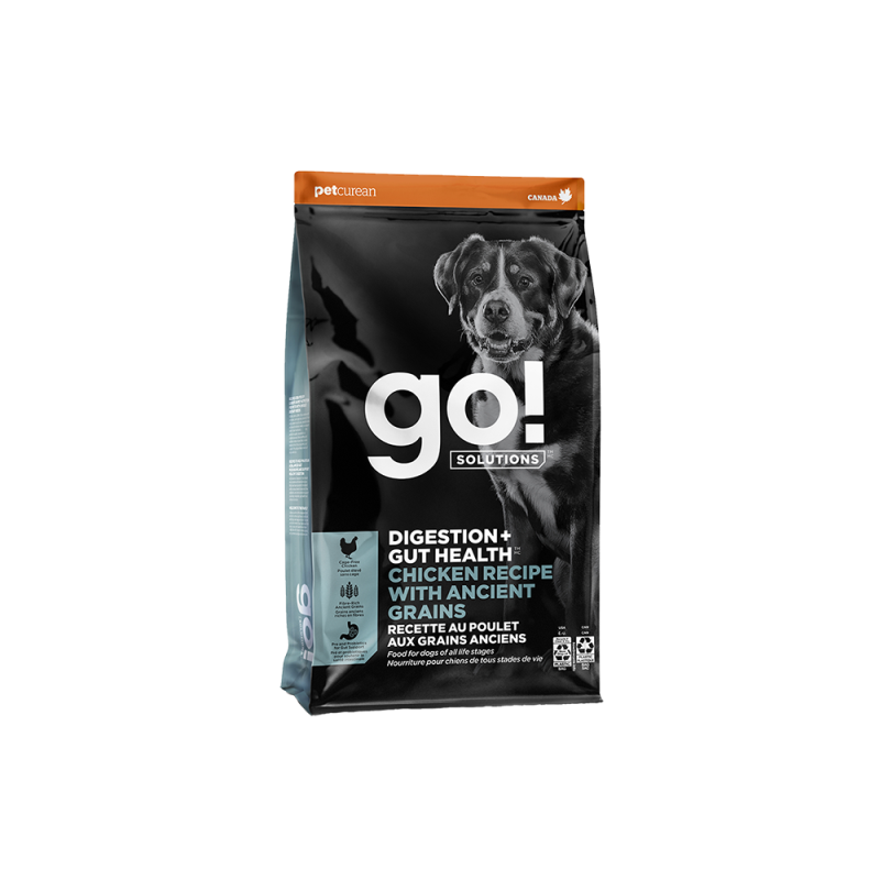 Go! Solutions - Dog - Digestion & Gut Health Chicken Recipe with Ancient Grains