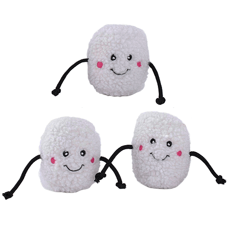 Zippy Paws - Holiday Miniz - Marshmallows