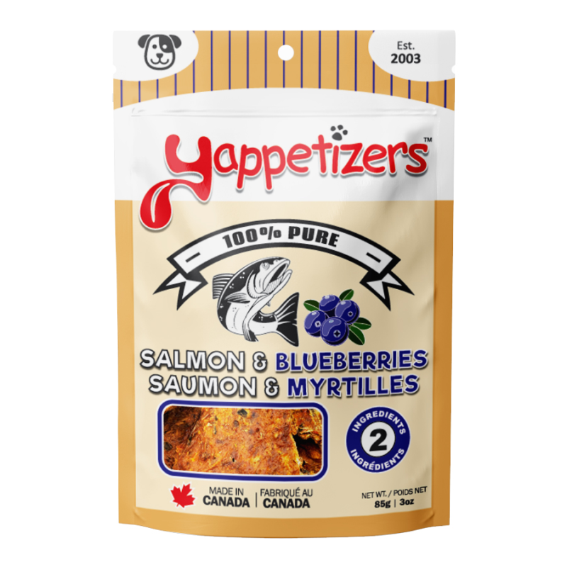 Yappetizers - Dog - Salmon & Blueberries