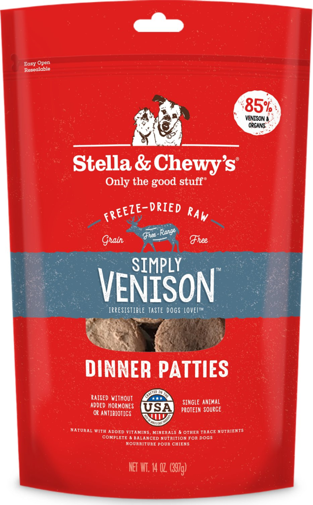 Stella & Chewy's - Dog - Freeze Dried Dinner Patties Simply Venison