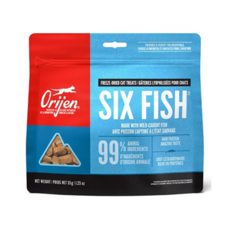 Champion - Orijen - Freeze-Dried Cat Treats 6 Fish