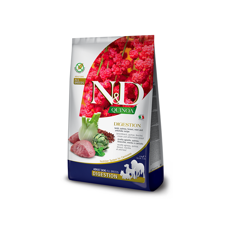 Farmina - Dog N&D Quinoa Digestion Lamb Functional .I.D. Adult