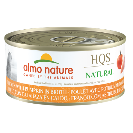 Almo Nature - Cat - HQS Natural Chicken & Pumpkin in Broth