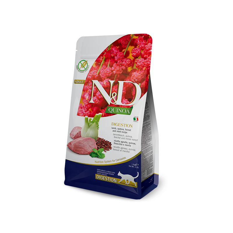 Farmina - Cat N&D Quinoa Digestion Lamb Functional .I.D. Adult