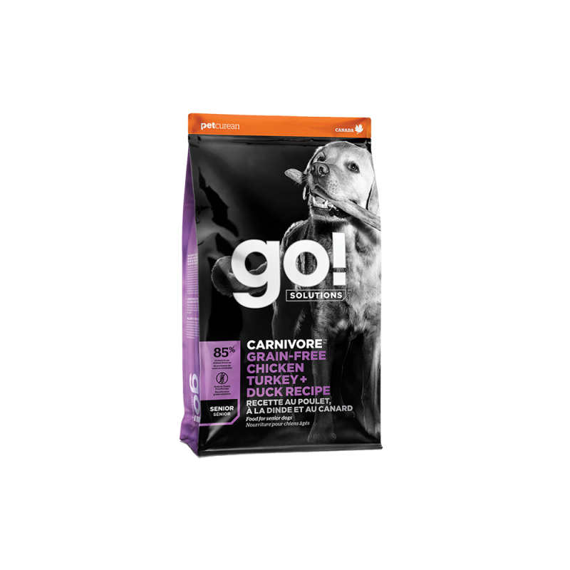 Petcurean - Go! - Dog Carnivore Chicken, Turkey, Duck Senior