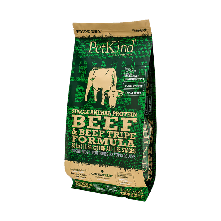 PetKind - Dog - Tripe Dry SAP Beef & Beef Tripe Tripe