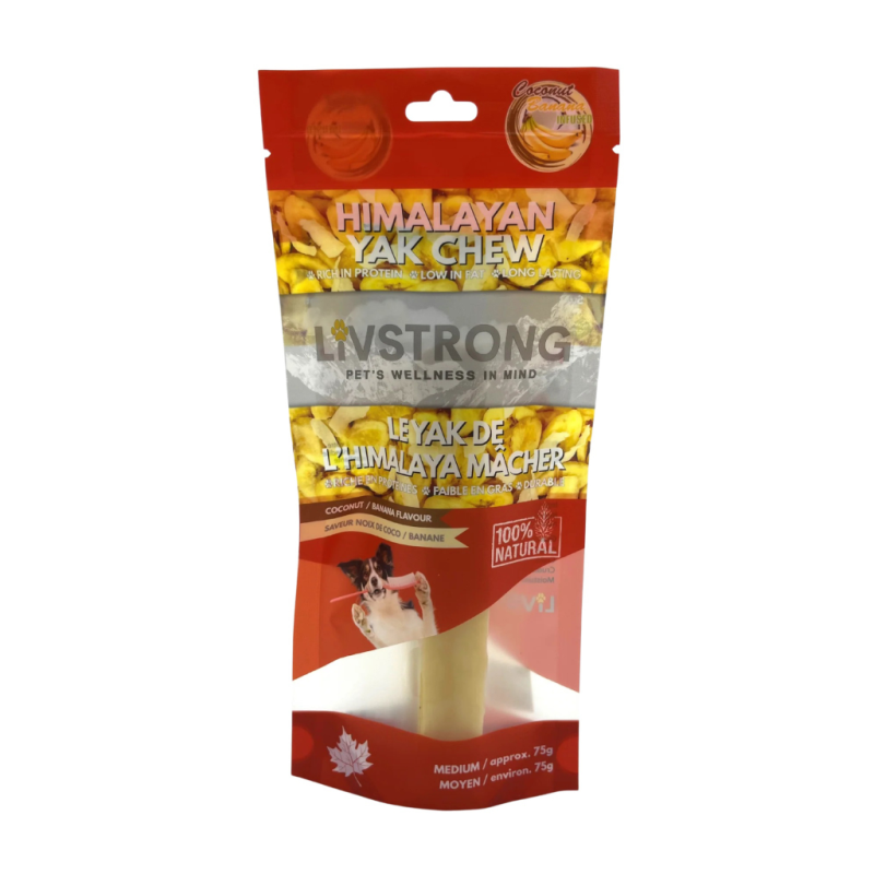 Livstrong - Infused Himalayan Yak Chew Coconut Banana