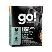 Petcurean - Go! - Dog Skin & Coat Turkey & Salmon Pate