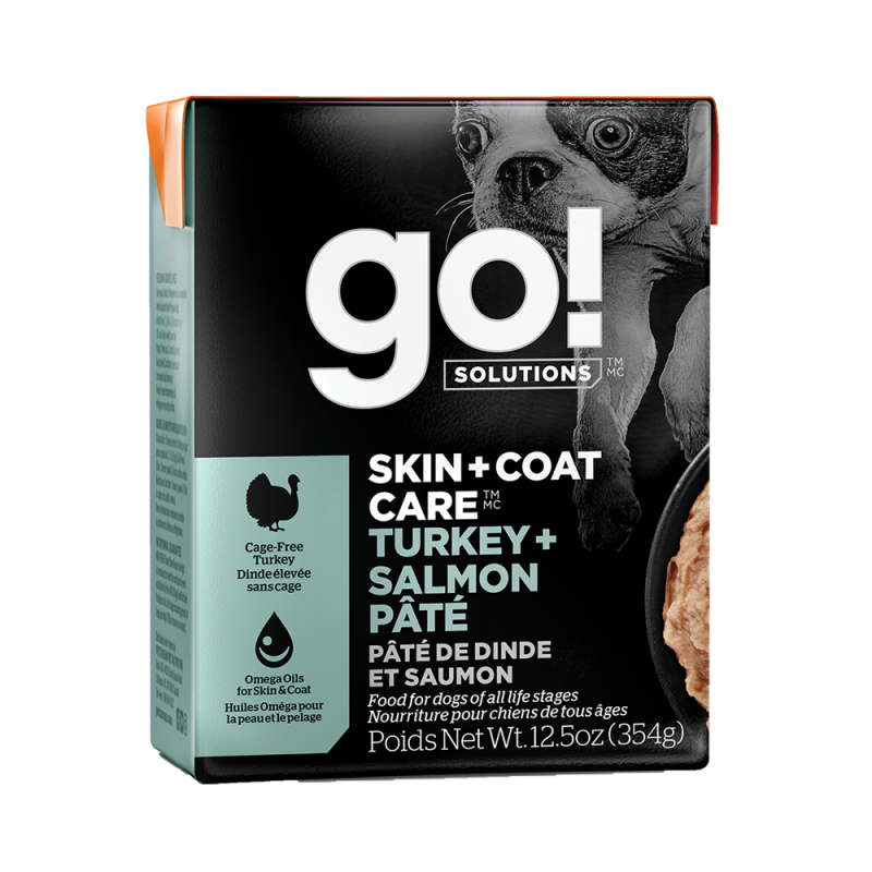 Petcurean - Go! - Dog Skin & Coat Turkey & Salmon Pate