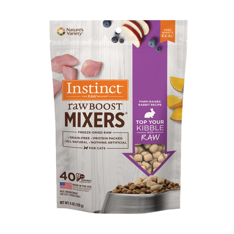 Instinct Raw Boost Mixers - Cat - Rabbit