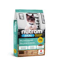 Nutram - Cat Ideal Solution Skin, Coat & Stomach (I19)