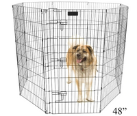 Petmate - Cat & Dog - Exercise Pen With Door 8 Panel
