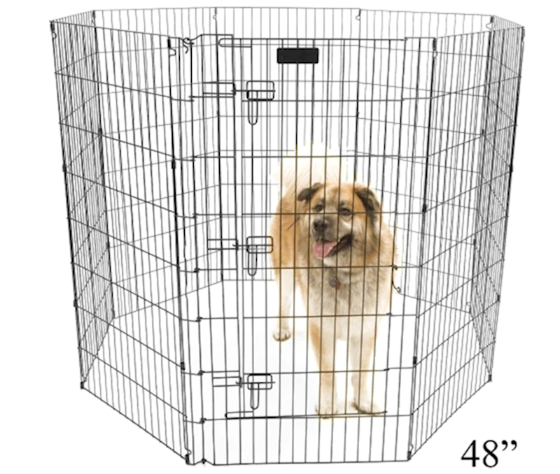 Petmate - Cat & Dog - Exercise Pen With Door 8 Panel