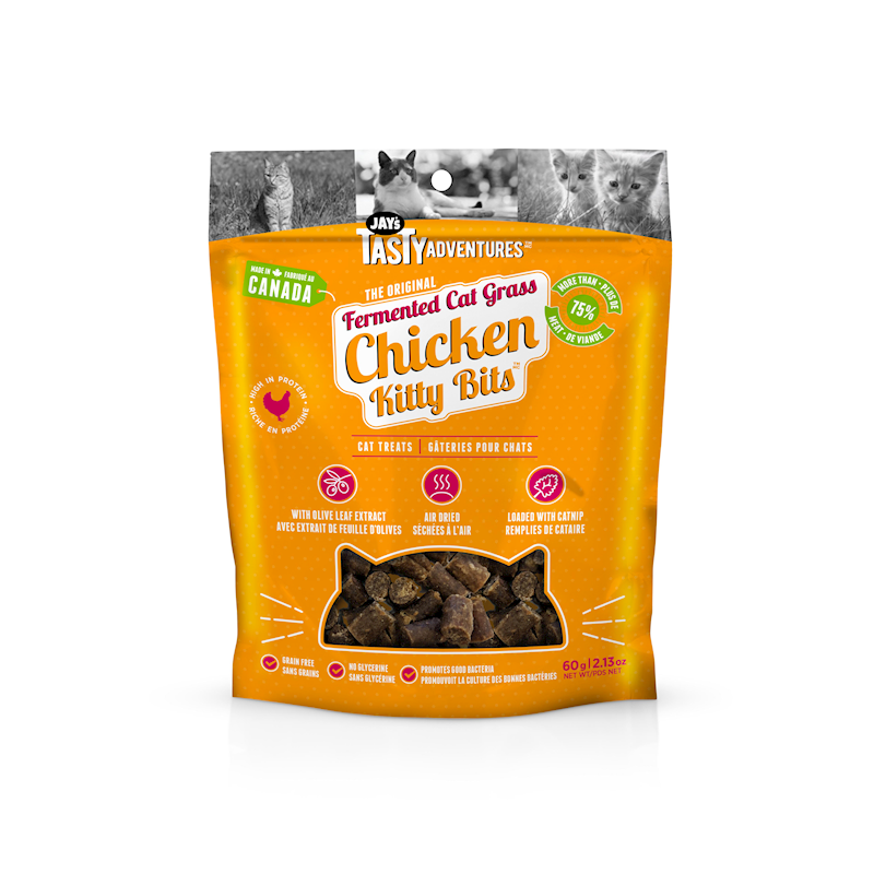 Jay - Fermented Cat Grass Chicken Cat Treats