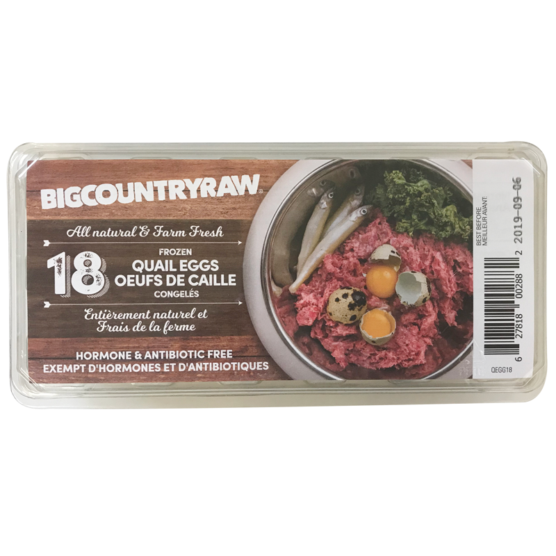 Big Country Raw - Frozen Quail Eggs