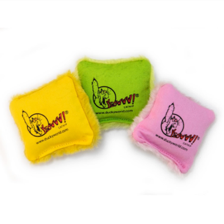 Ducky World - Yeowww Catnip Pillow Yellow Refill