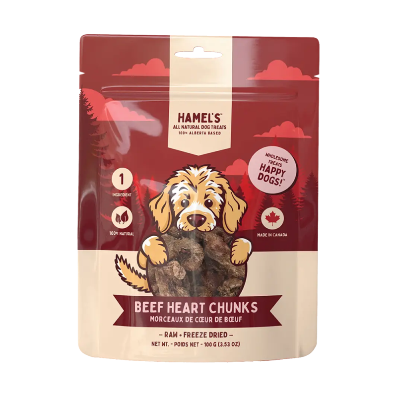 Hamel Dog Treats - Beef Heart Chunks