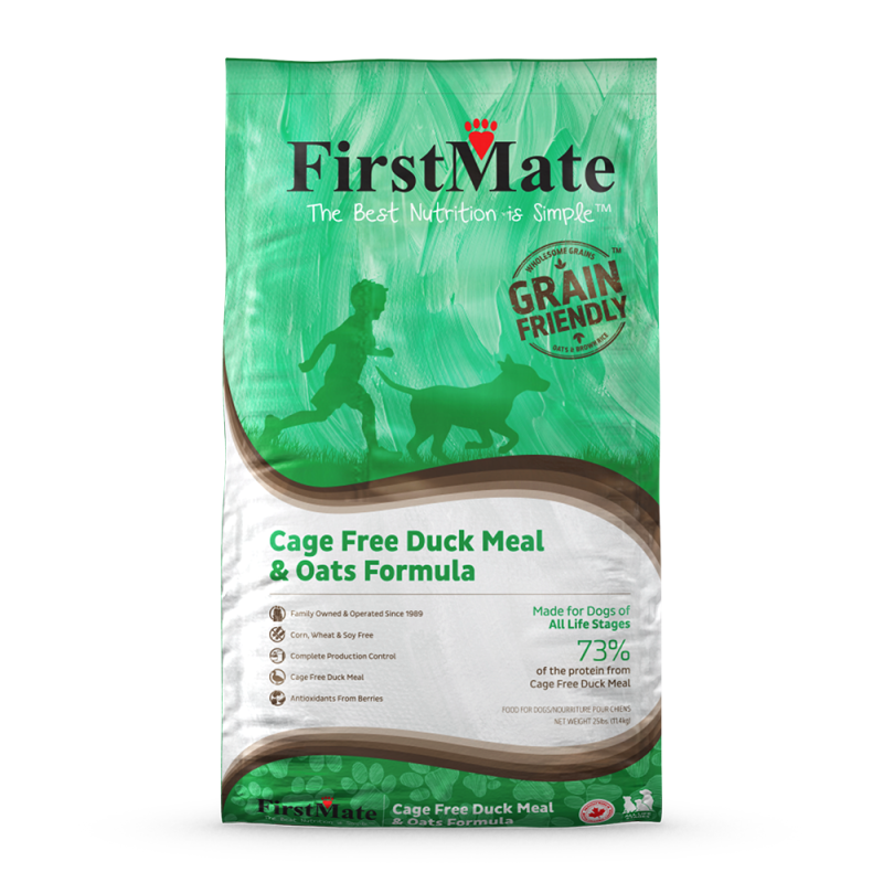 FirstMate - Dog - Grain Friendly Cage Free Duck & Oats