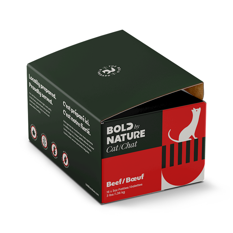 Bold by Nature - Cat Beef Patties